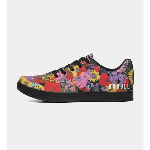 NOBULL Shoes - NEW NOBULL women's canvas floral trainer low sneaker in multicolor